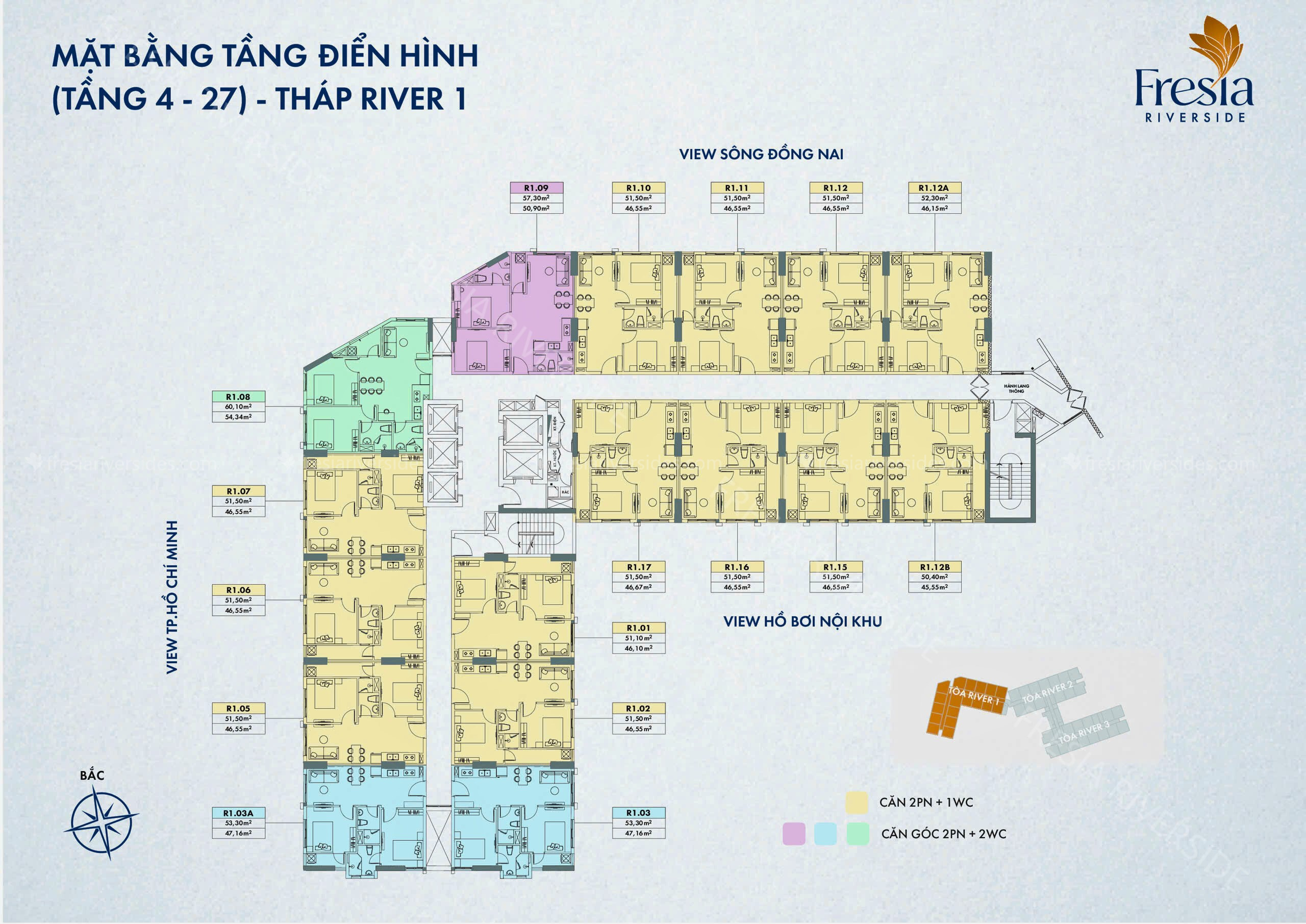 Mặt Bằng Fresia Riverside