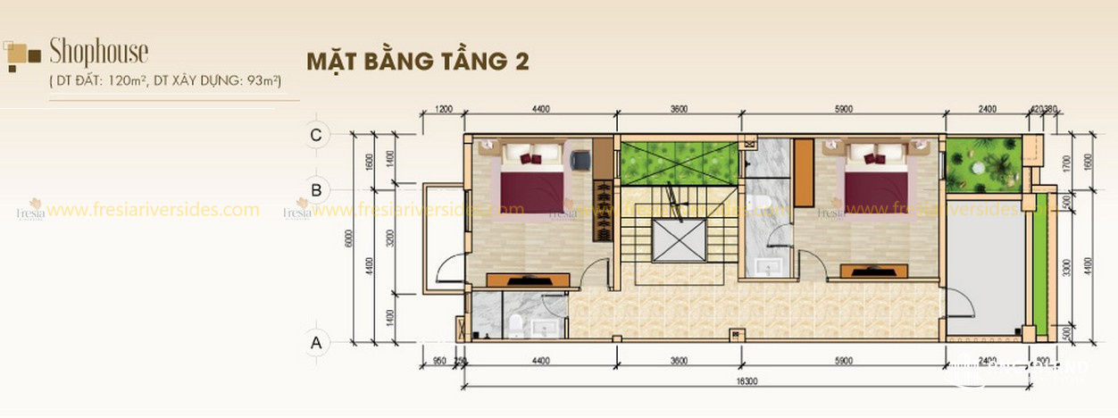 Shophouse Tầng 2