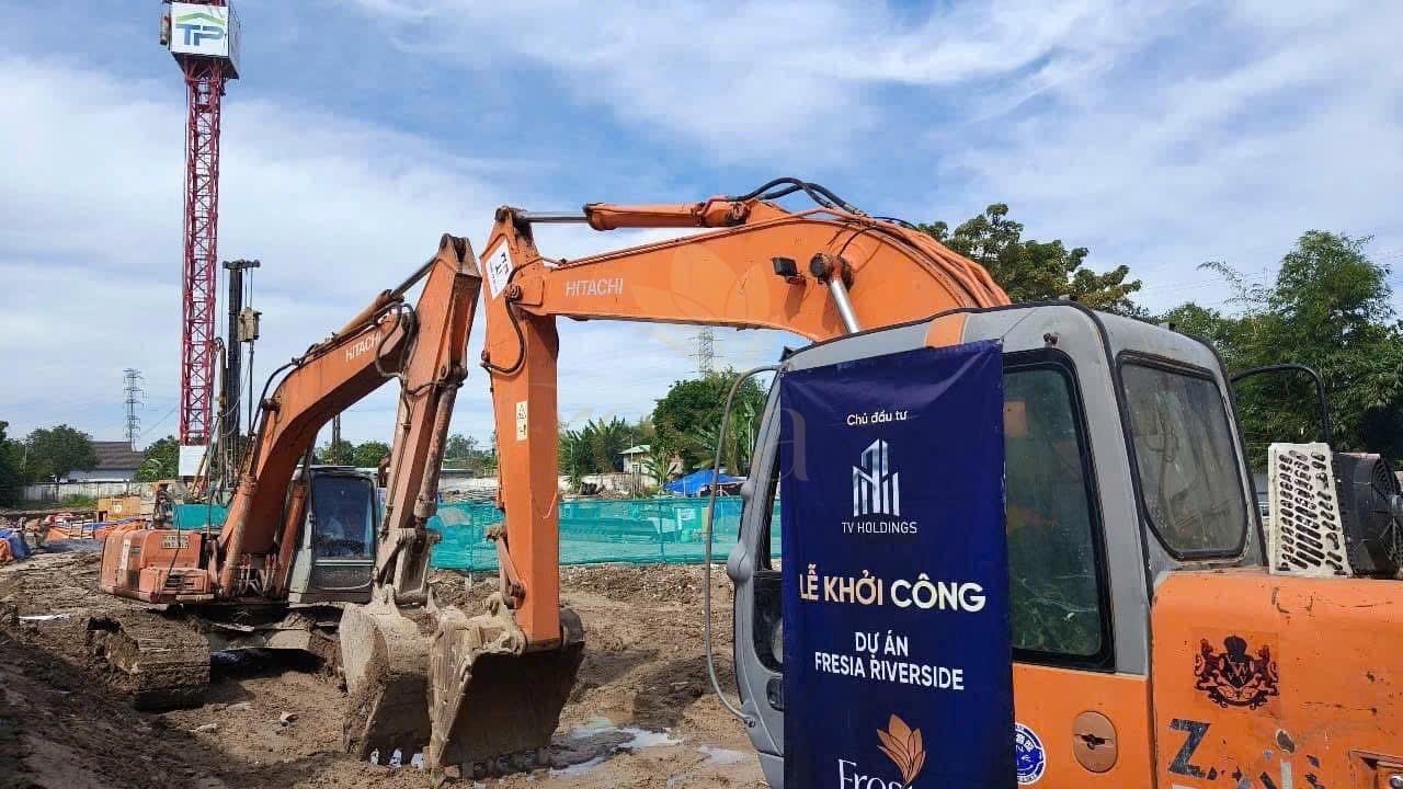 Tiến độ Dự án Fresia Riverside Tân Vạn 8/12/2024