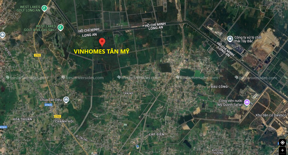 Vị Trí Vinhomes Tân Mỹ