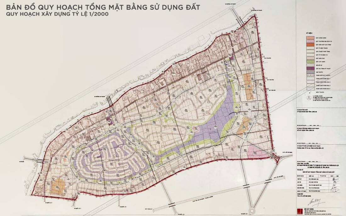 Mặt bằng dự án Eco Retreat Long An