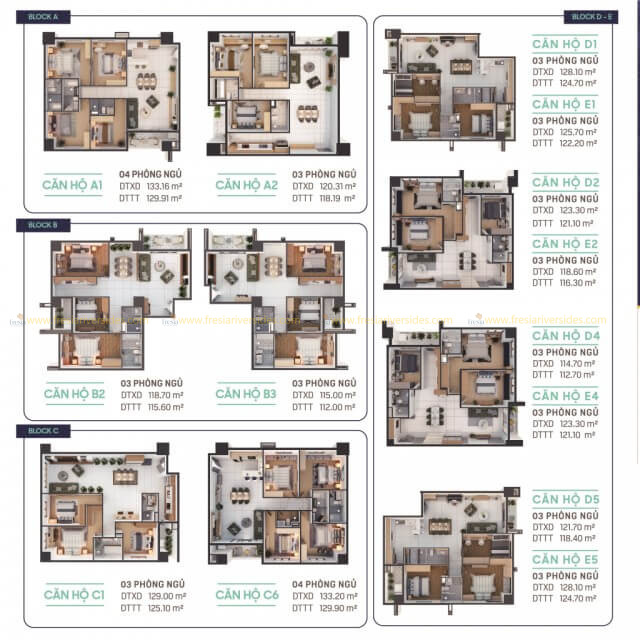 thiết kế căn hộ Cosmo City