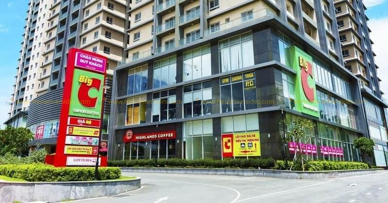 trung tâm thương mai căn hộ Cosmo City